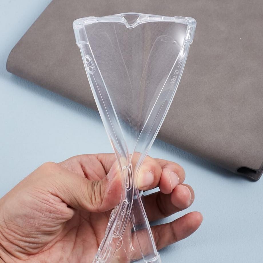 Cover-Discount  Galaxy S24 Ultra - Hülle mit Umhängeband transparent 