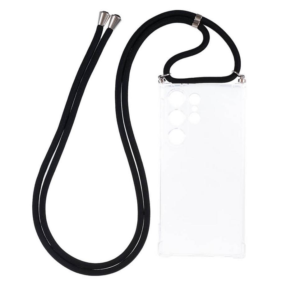 Cover-Discount  Galaxy S24 Ultra - Hülle mit Umhängeband transparent 