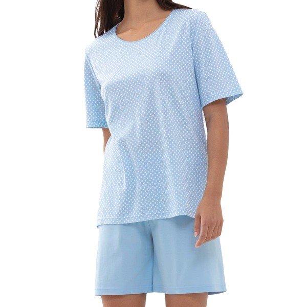 Image of Emelie - Schlafanzug Kurzarm Unisex Blau S