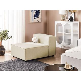 Beliani Module fauteuil en Lin Scandinave APRICA  