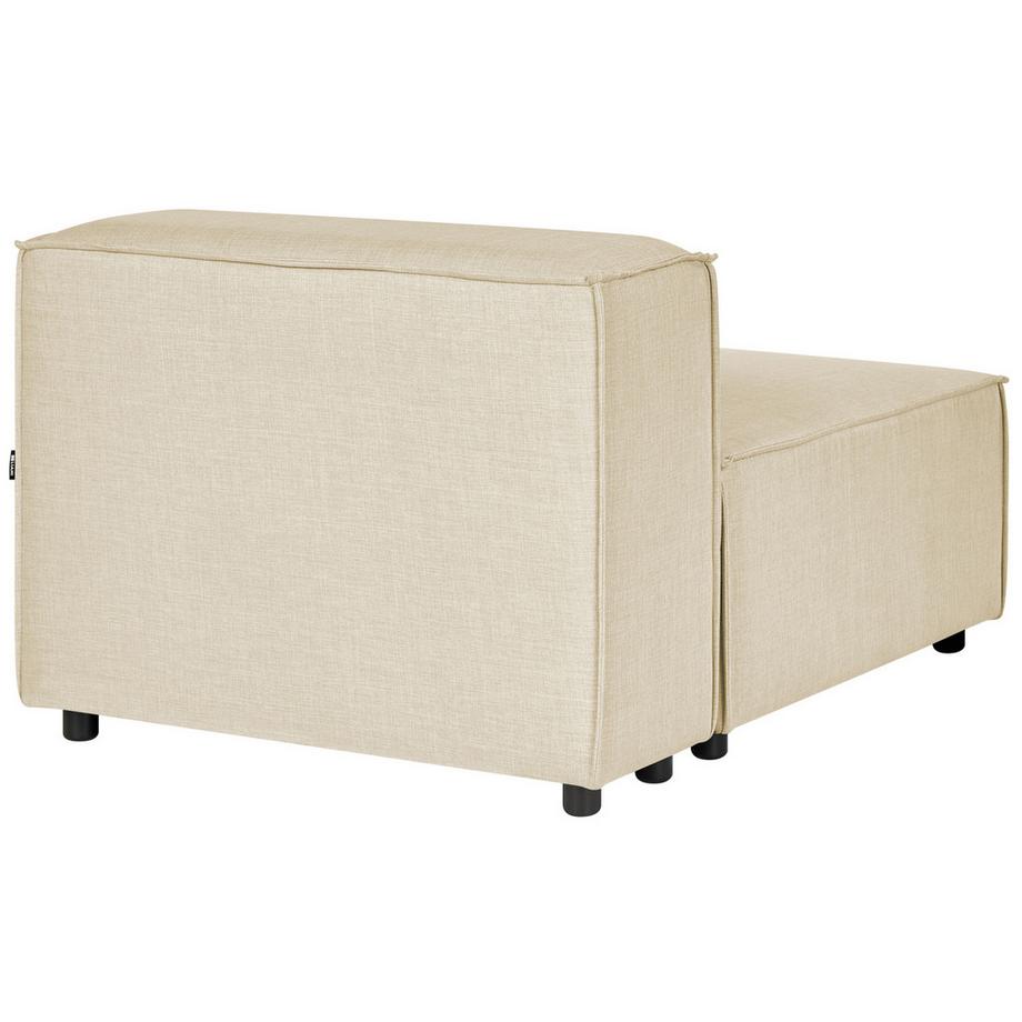 Beliani Module fauteuil en Lin synthétique  APRICA  