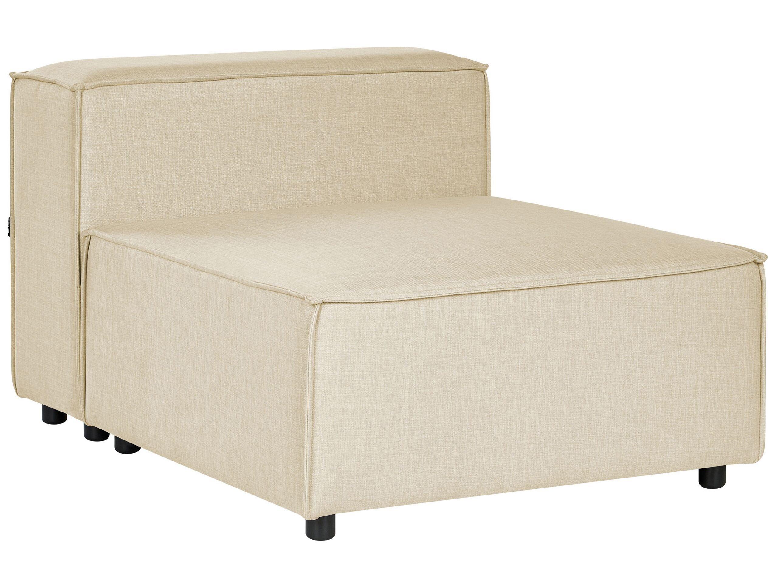 Beliani Module fauteuil en Lin Moderne APRICA  