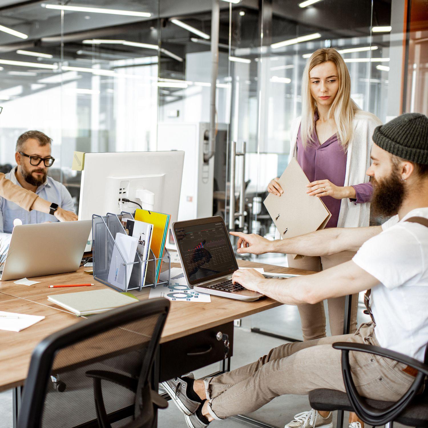 B2X Zeitschriftensammler mit 3 Fächern  