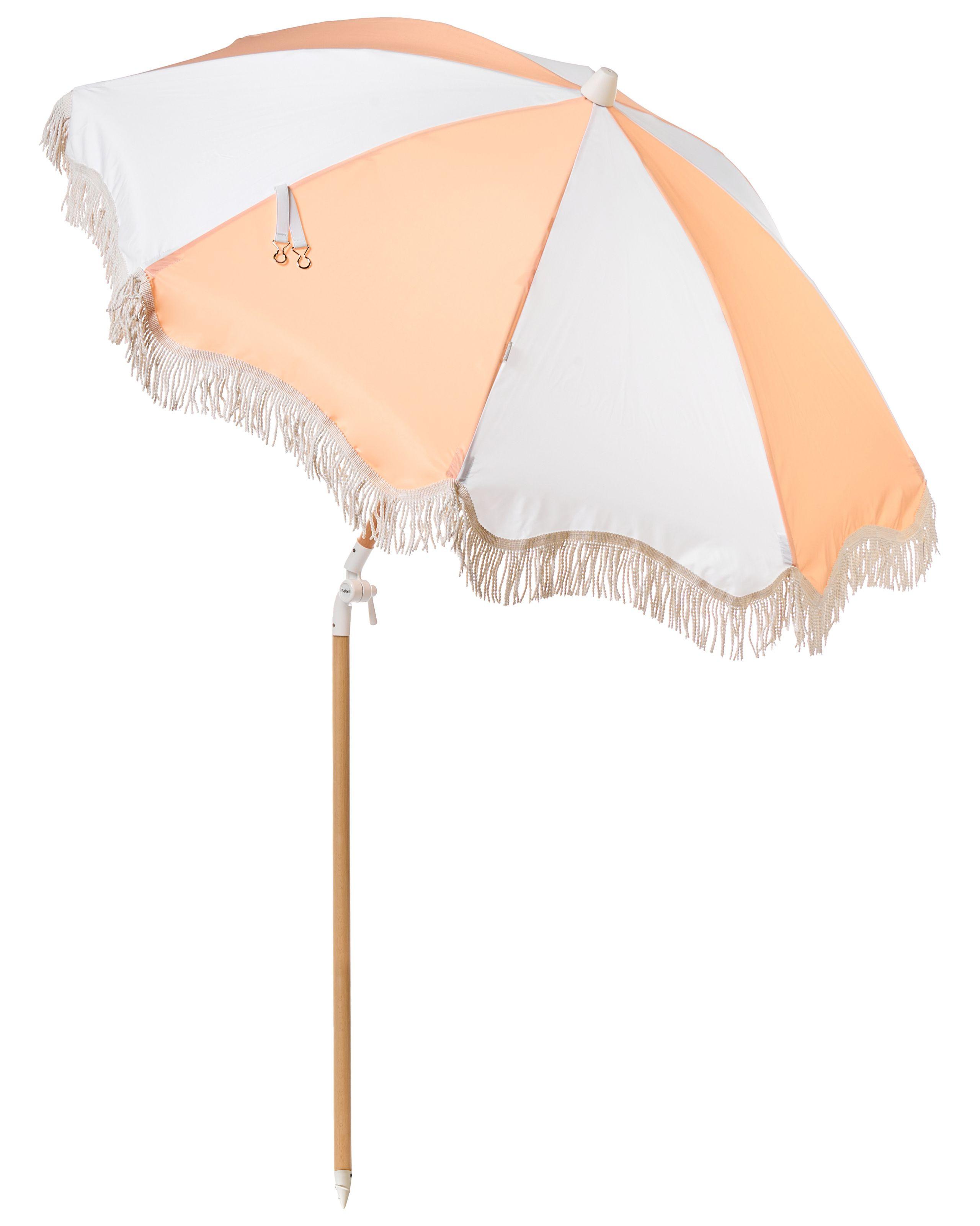 Beliani Ombrellone da giardino en Tessuto Retrò MONDELLO  