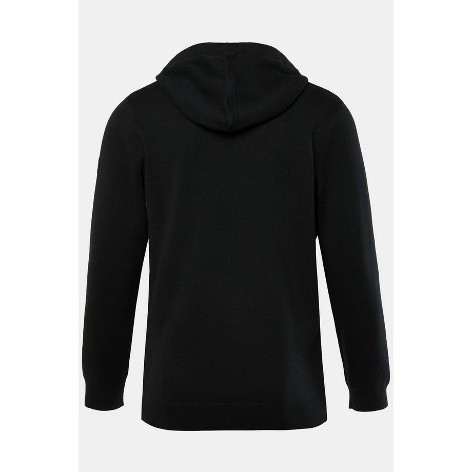 JP1880 FLEXNAMIC Strickhoodie mit Kapuze und Kängurutasche  