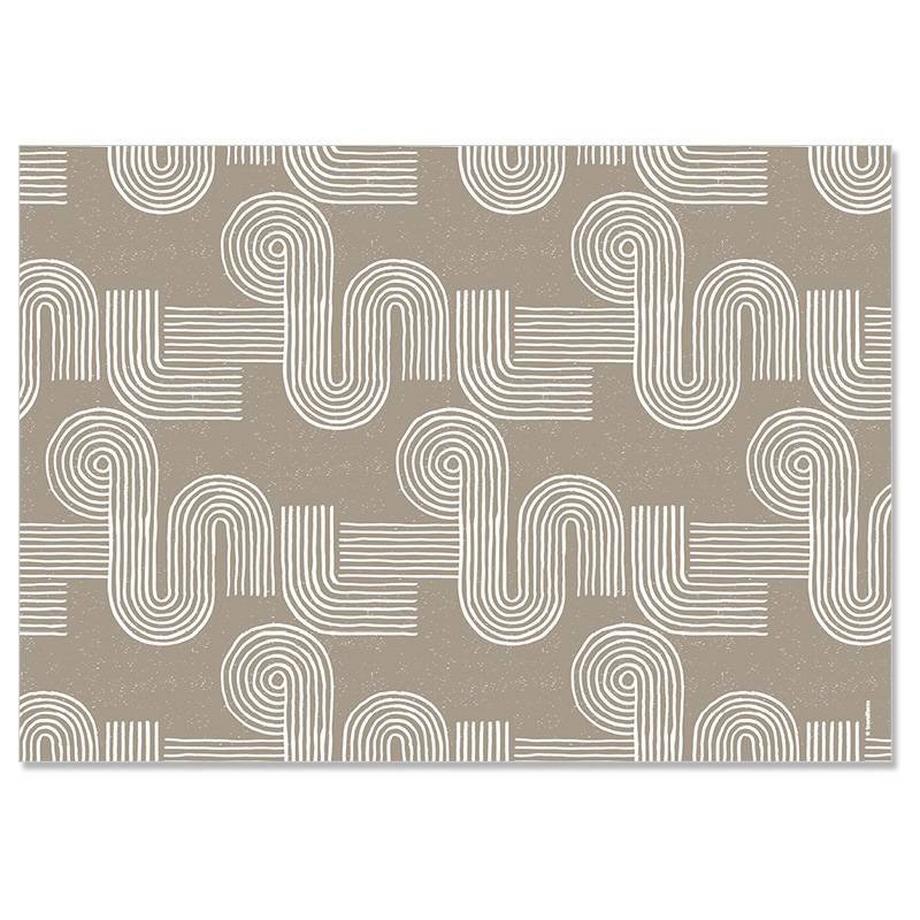 trendform Sets de table en papier STONE GARDEN  4 x 12 feuilles  