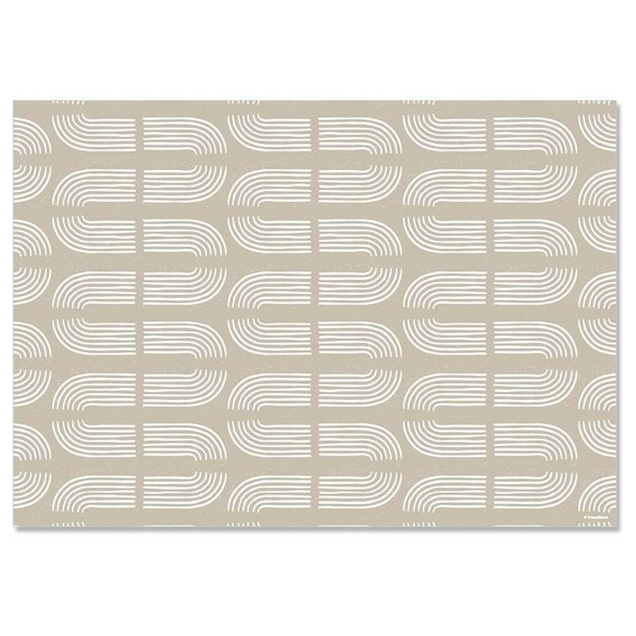 trendform Sets de table en papier STONE GARDEN  4 x 12 feuilles  