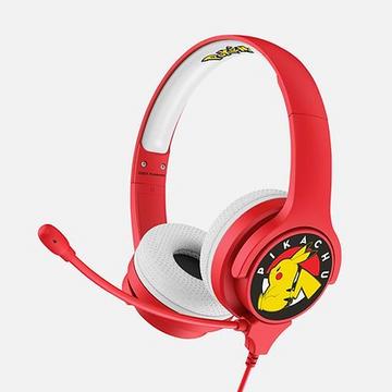 OTL Technologies Pokémon Pikachu Kopfhörer Kabelgebunden Kopfband Gaming Rot, Weiß