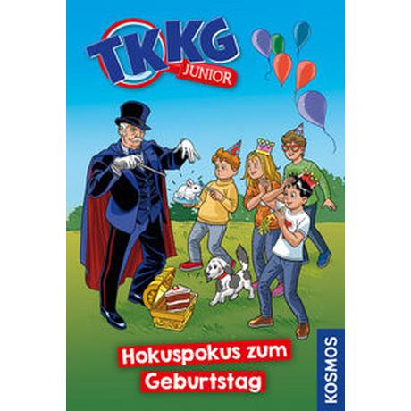 TKKG Junior, 14, Hokuspokus zum Geburtstag Schreuder, Benjamin; Julian, COMICON S.L.; Beroy + San (Illustrationen) Copertina rigida 