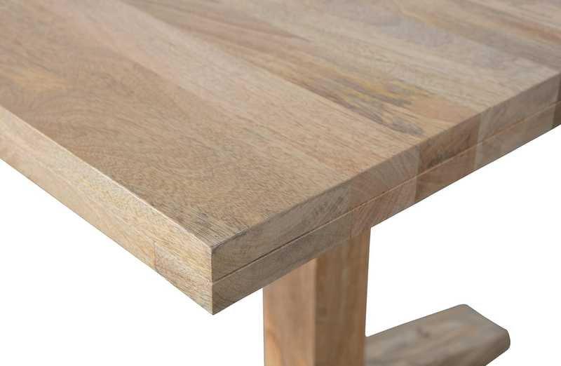 mutoni Tavolo da pranzo Deck in legno di mango naturale 200x90  