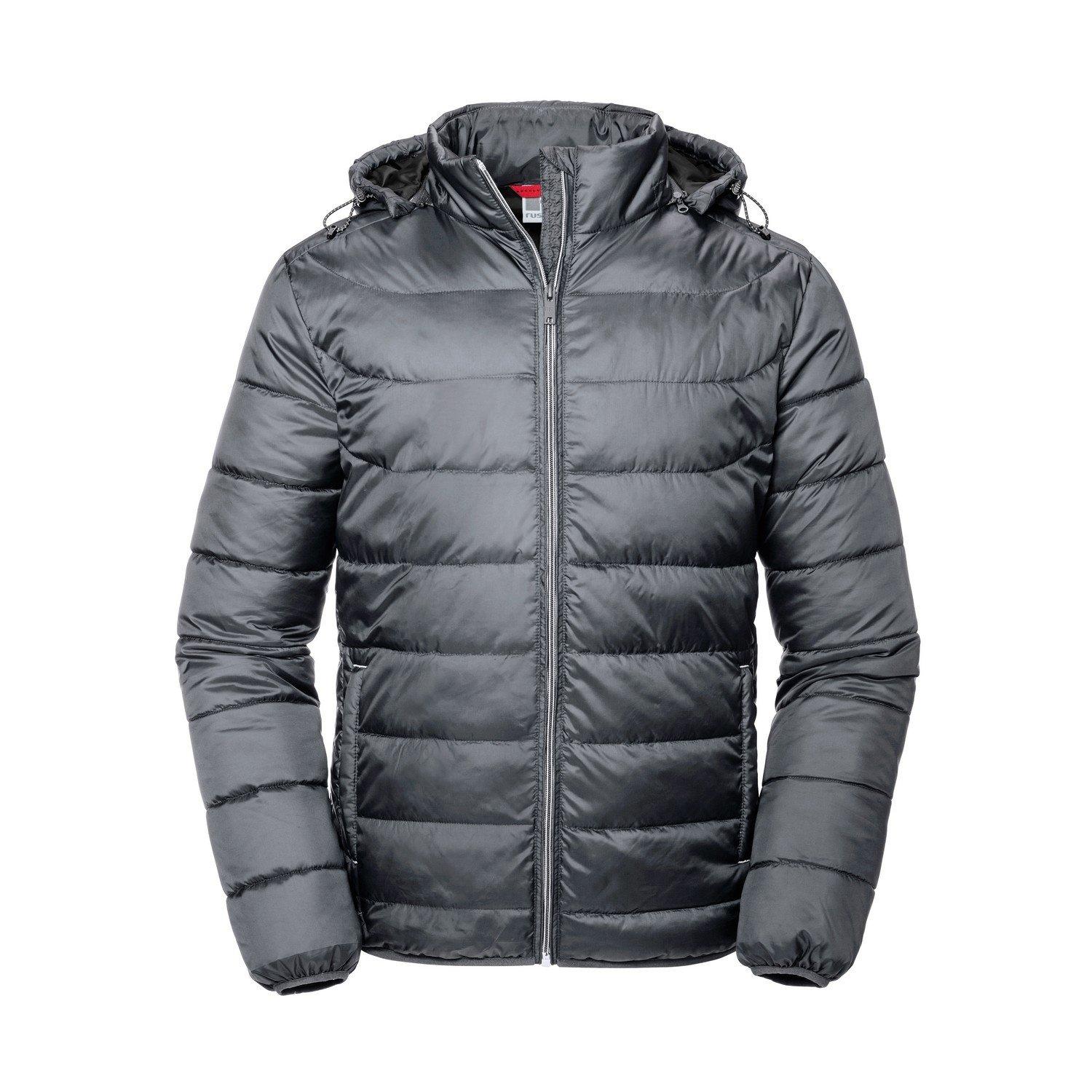 Image of Nano Jacke Mit Kapuze Herren Grau L