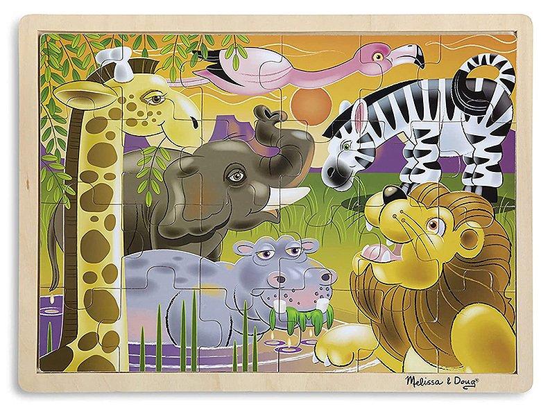 Melissa & Doug  Puzzle Savanne (24Teile) 