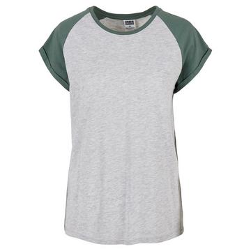 t-shirt contrast raglan (grandes tailles)