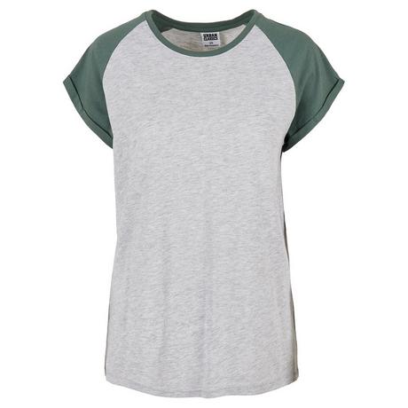 URBAN CLASSICS  t-shirt contrast raglan (grandes tailles) 