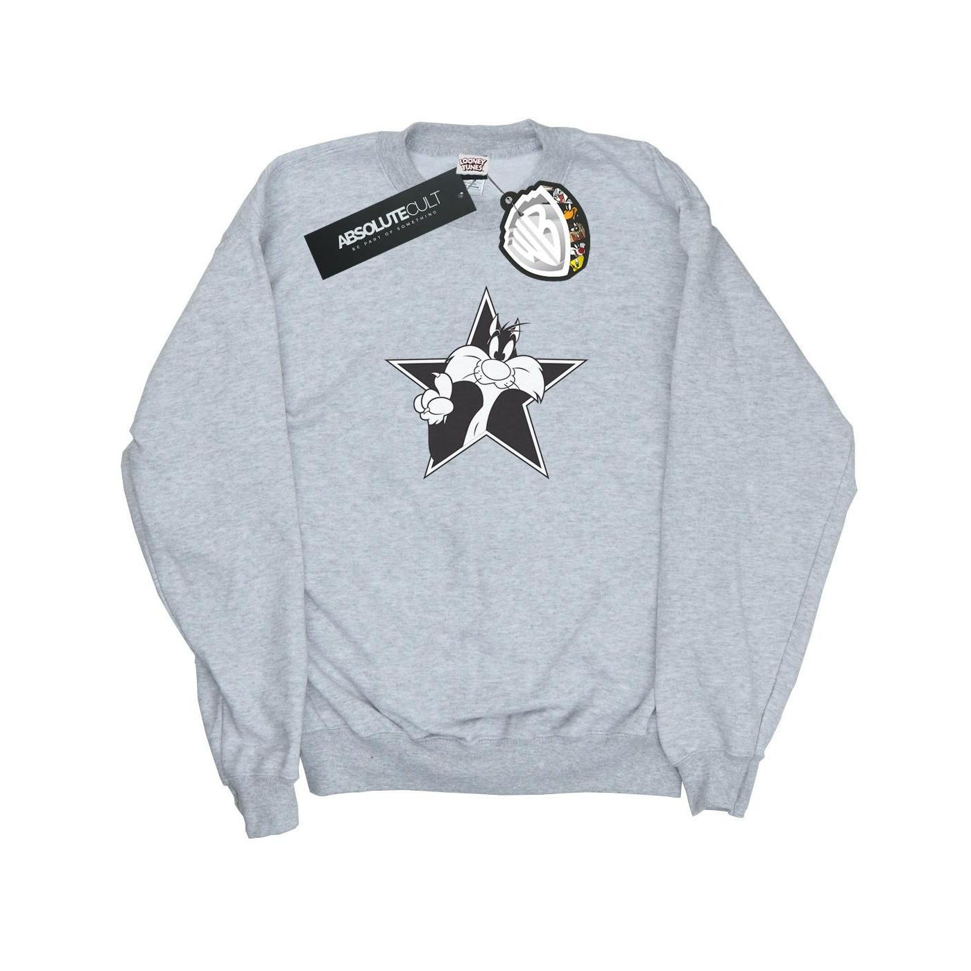 Image of Sylvester Mono Star Sweatshirt Damen Grau M