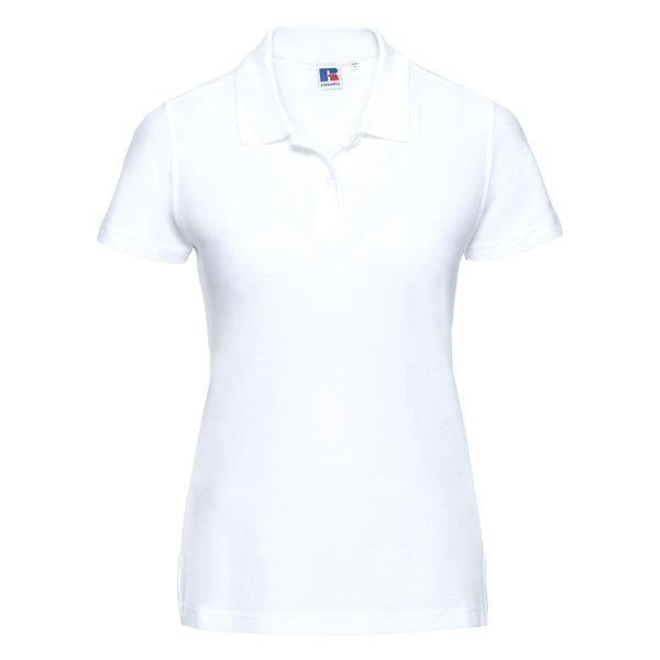 Image of Polo Shirt Europe Ultimate Klassik Kurzarm Damen Weiss XXL