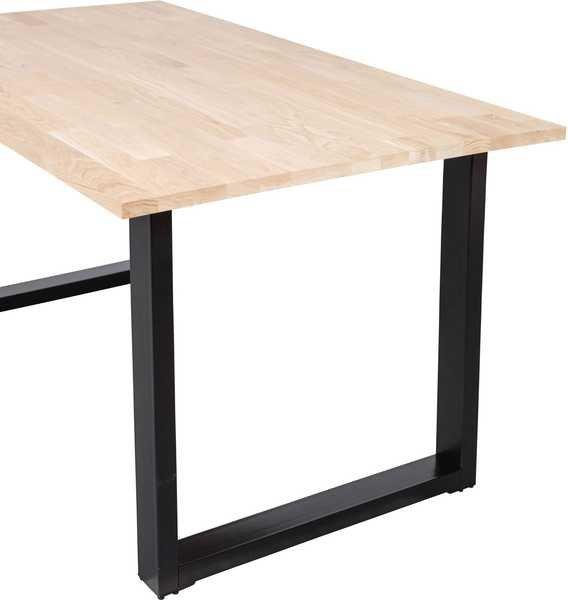 mutoni Table à manger Tablo chêne FSC 180x90 U-pied  