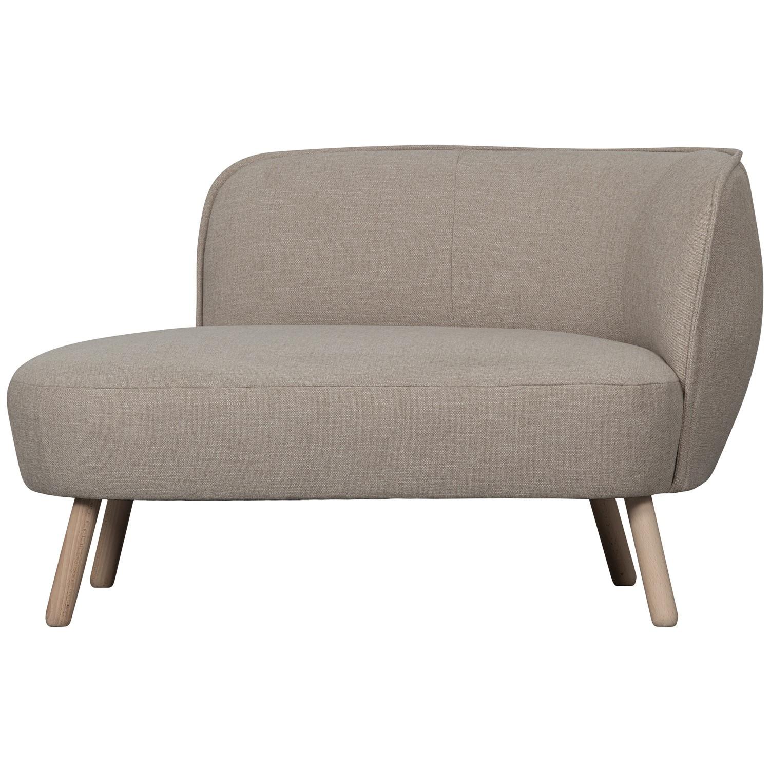 mutoni Chaise longue Nocciola destra naturale 110  