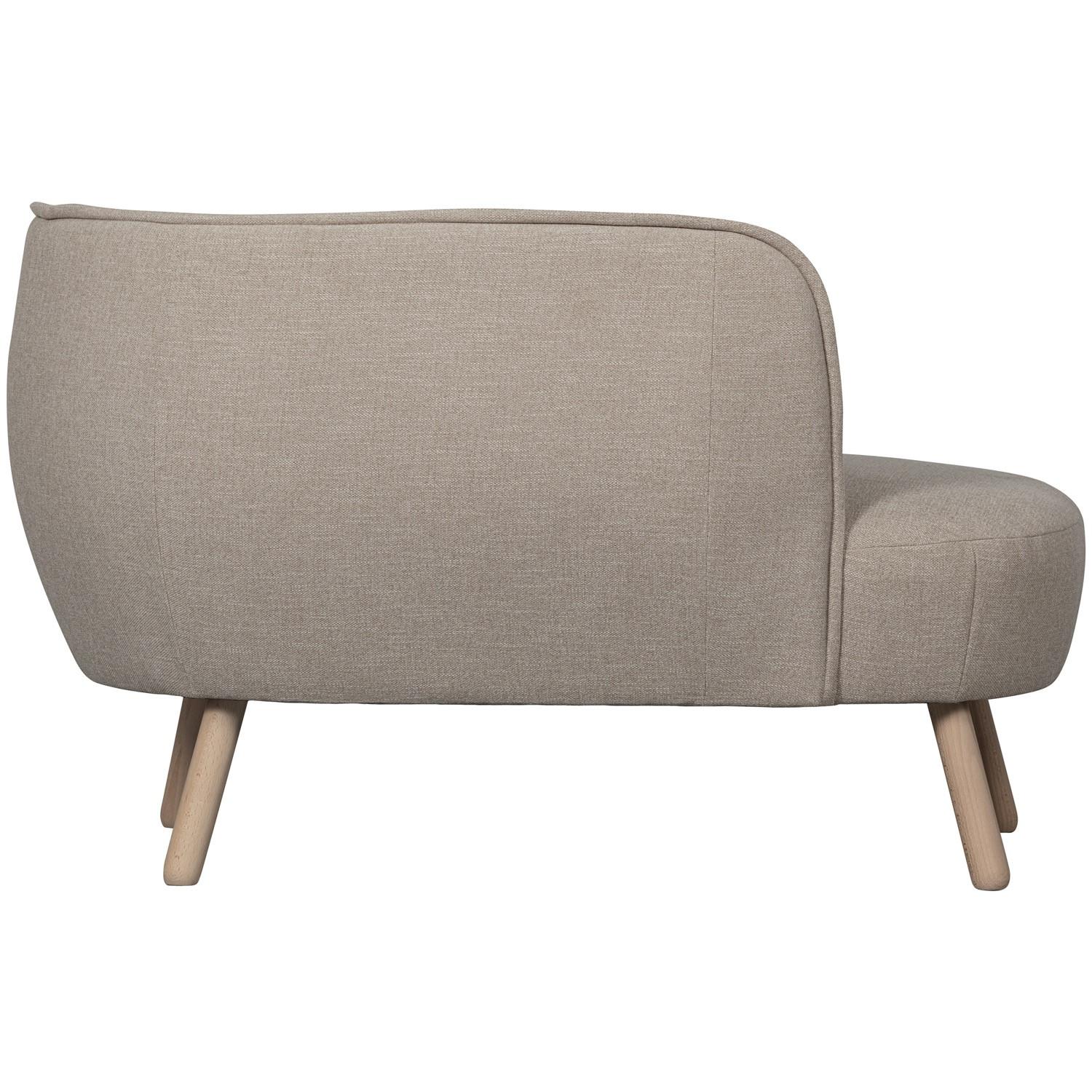 mutoni Chaise longue Nocciola destra naturale 110  