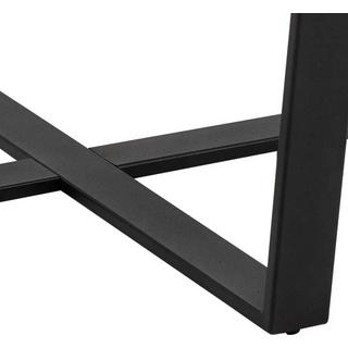 mutoni Table de salle à manger Amelia noire ronde 110  