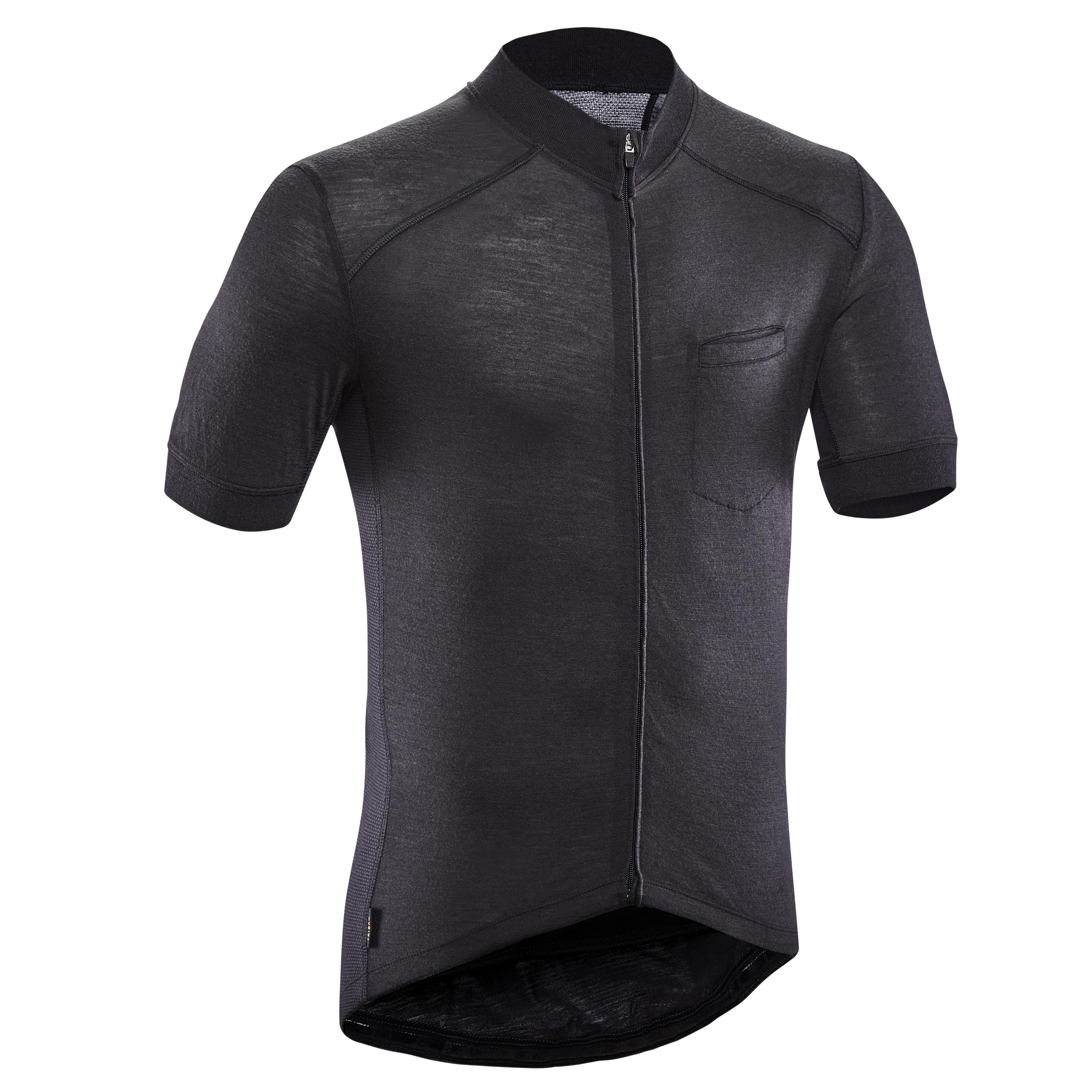 Image of Kurzarmtrikot - Gravel 900 Herren Schwarz Leicht 52/2XL