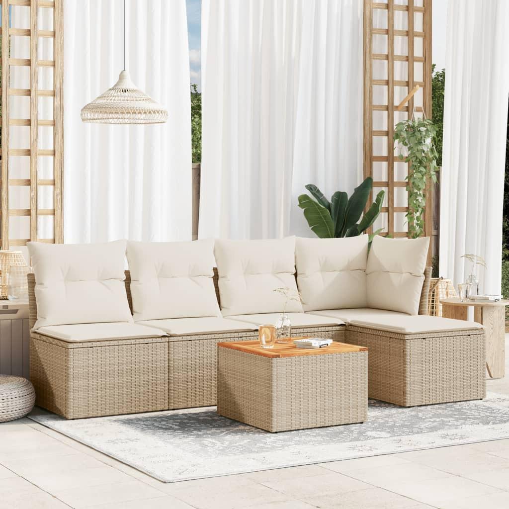 VidaXL Garten sofagarnitur poly-rattan  