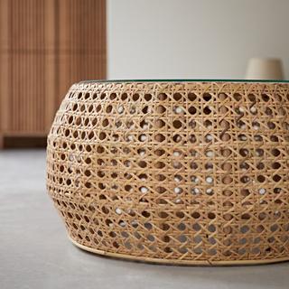 Tikamoon Couchtisch aus Rattan Esther  