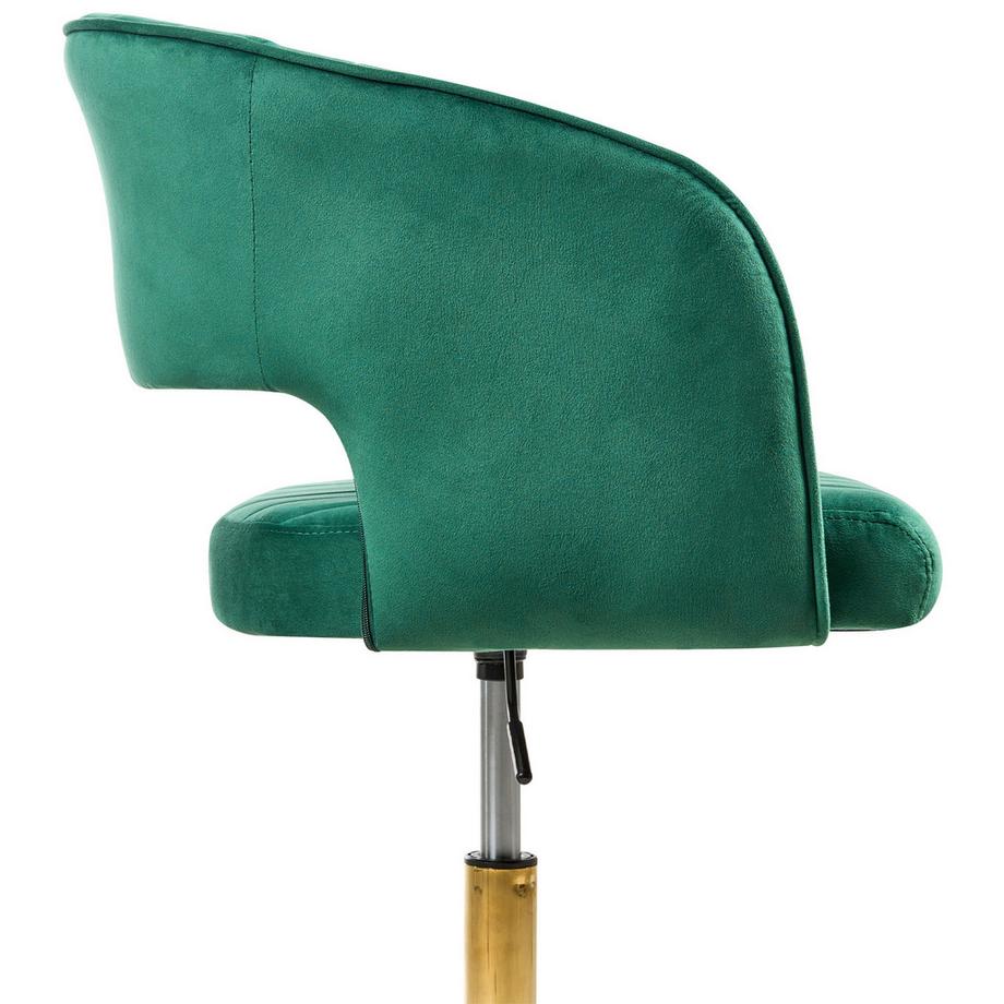 Beliani Chaise de bureau en Velours Glamour KATONAH  