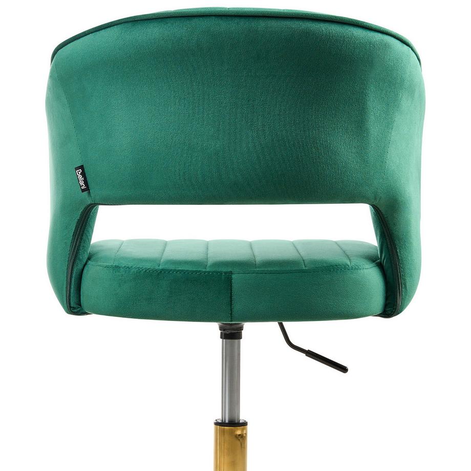 Beliani Chaise de bureau en Velours Glamour KATONAH  