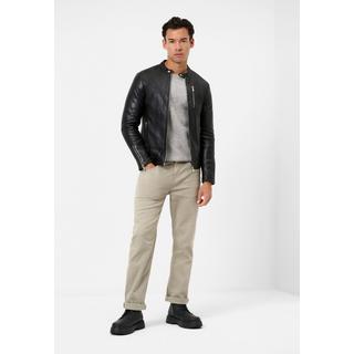 RICANO  Lederjacke Carlo, Bikerstil aus Lammleder 