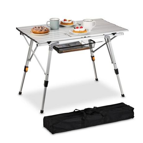 B2X Table pliante en aluminium réglable en hauteur  