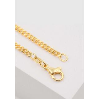 MUAU Schmuck  Collier gourmette or jaune 750, 2.7mm, 45cm 