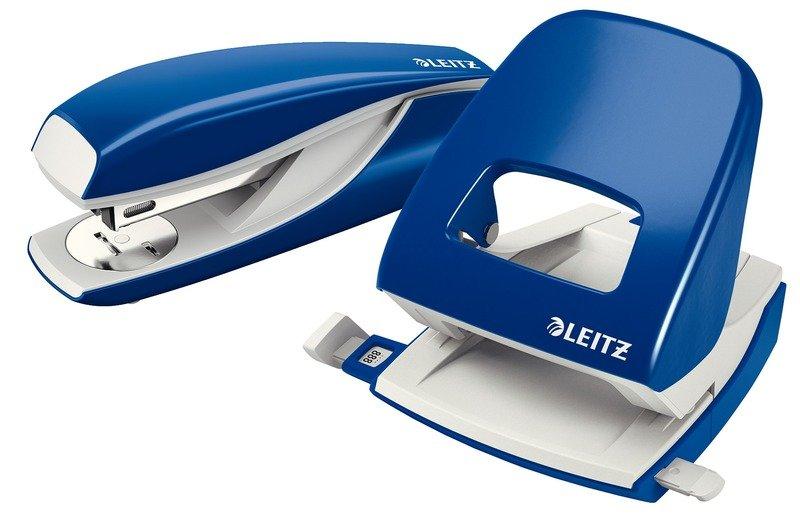 Leitz LEITZ Locher/Hefter WOW 5095-12-36 blau, Bundle  