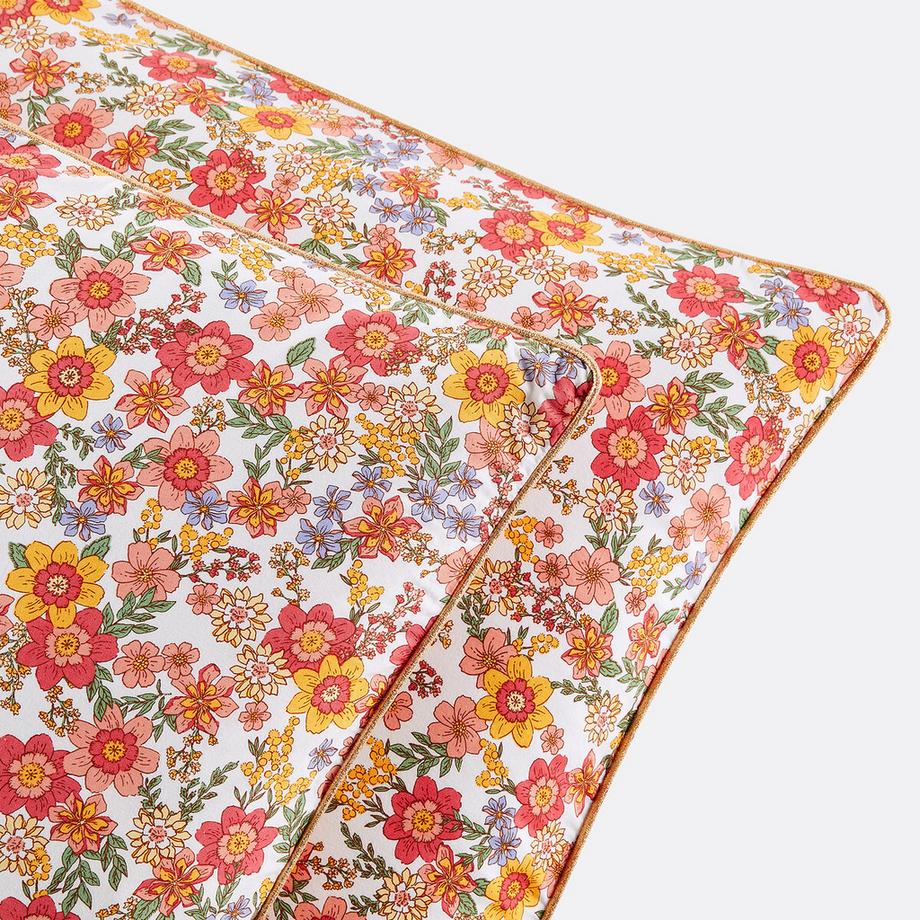 La Redoute Intérieurs Mérédith Blumen Kissenbezug  