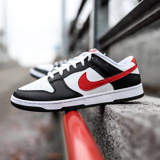 NIKE  Dunk Low - Red Swoosh Panda 
