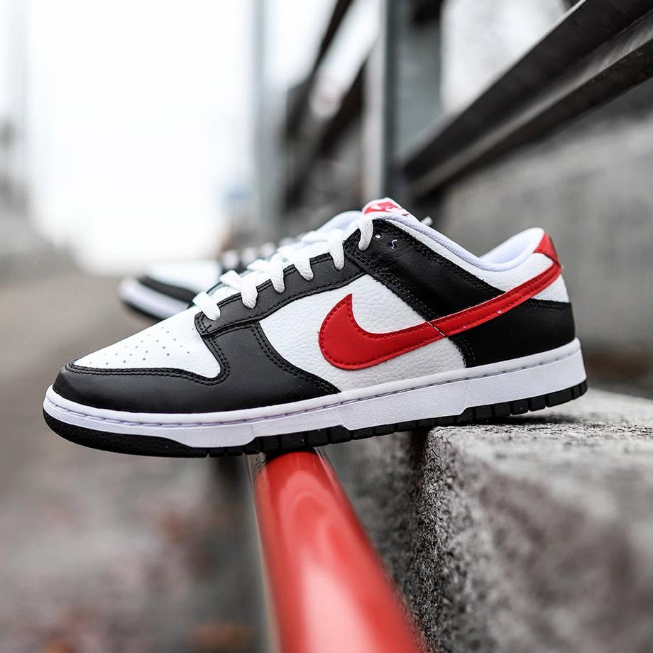 NIKE  Dunk Low - Red Swoosh Panda 