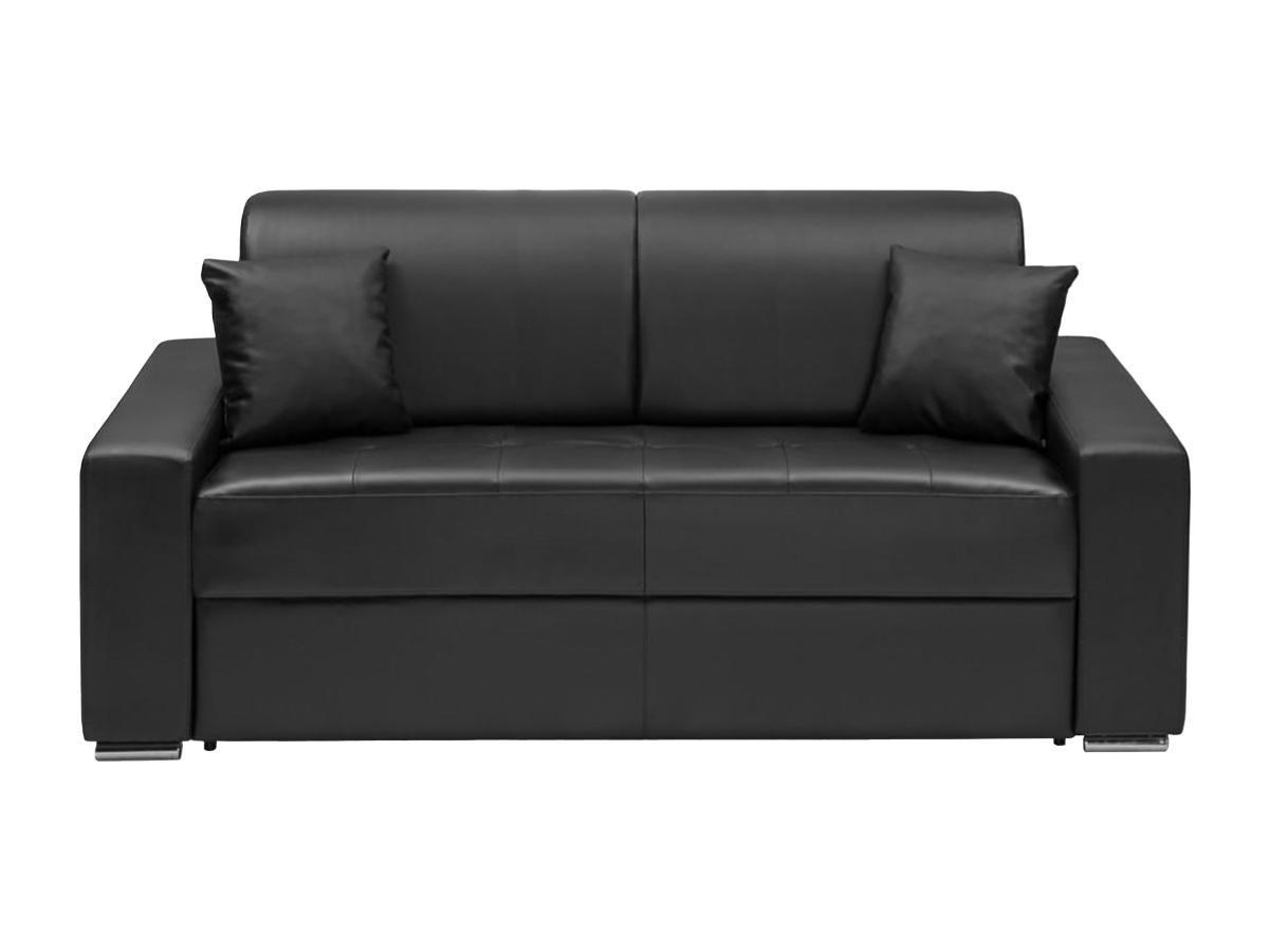 Vente-unique Schlafsofa 3Sitzer EMIR Liegefläche 1Matratzen  