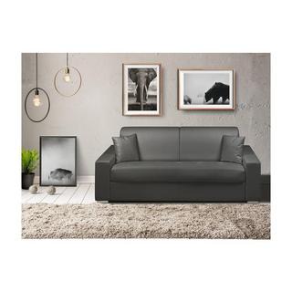 Vente-unique Schlafsofa 3Sitzer EMIR Liegefläche 1Matratzen  