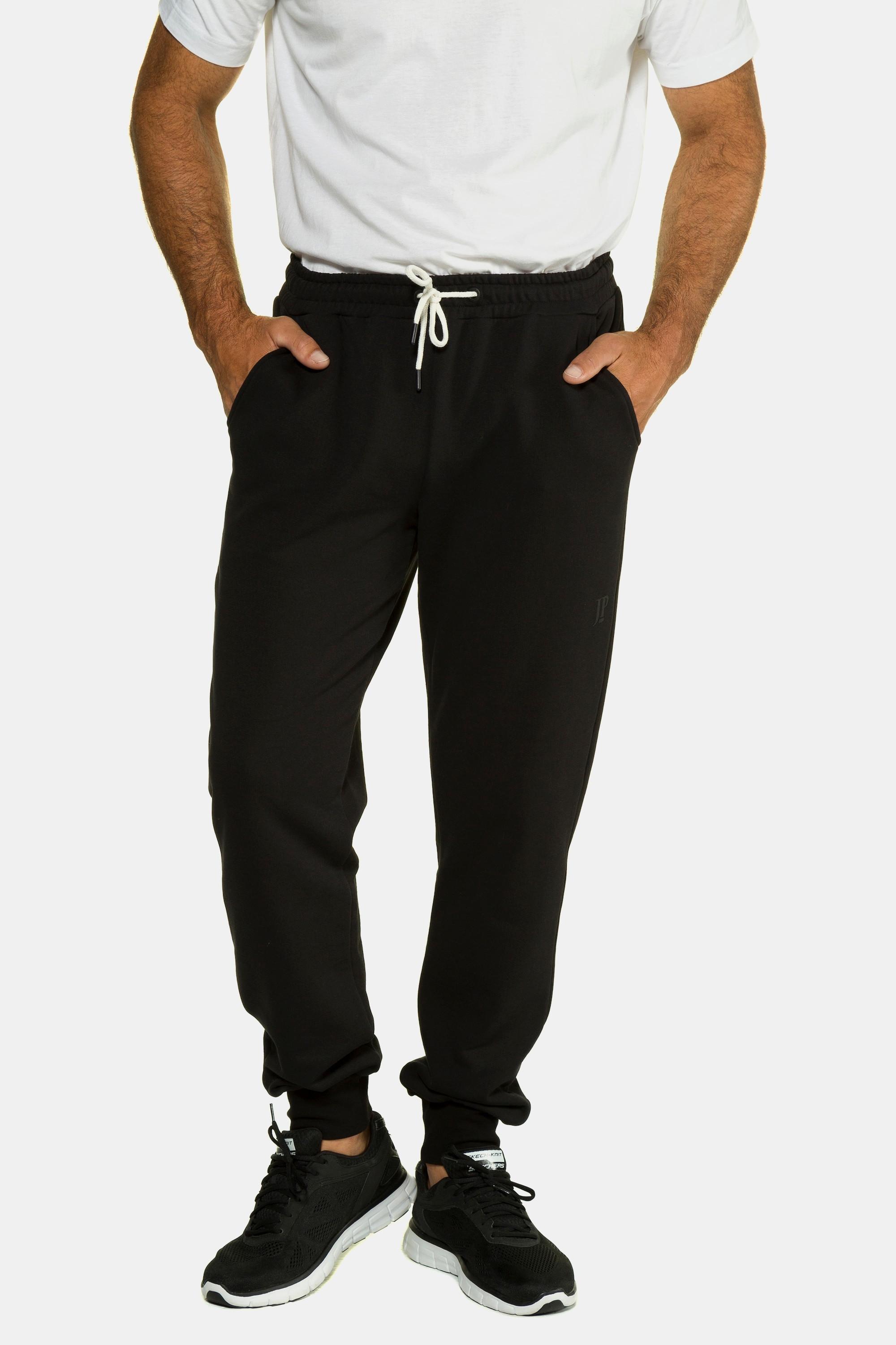 JP1880  Pantalon en molleton# Basic, style jogging, à 2 poches et taille élastique - coupe Modern Fit 