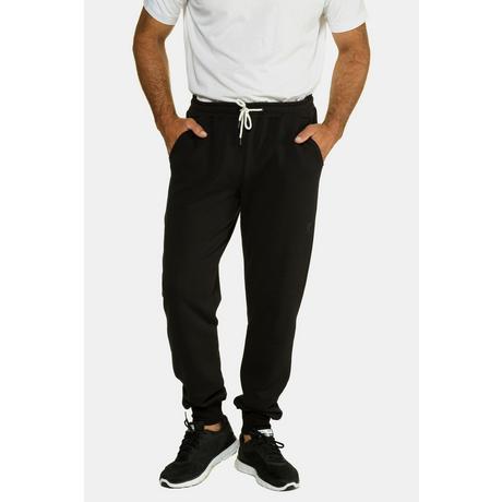 JP1880  Pantaloni basic di felpa con vestibilità moderna, cintura elastica e due tasche 