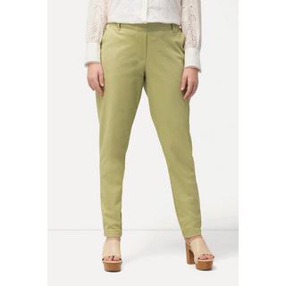 Ulla Popken  Pantalon chino Rena, jambe carotte, taille confortable, stretch 