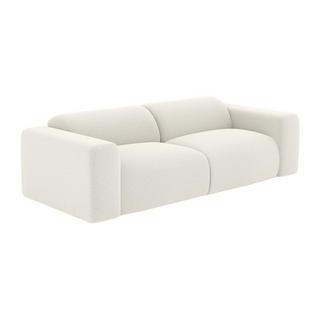 Maison Céphy Sofa 3-Sitzer - Bouclé-Stoff - Weiß - POGNI von Maison Céphy  