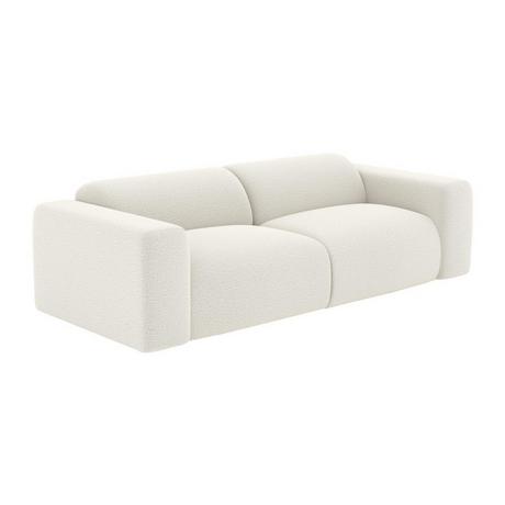 Maison Céphy Sofa 3-Sitzer - Bouclé-Stoff - Weiß - POGNI von Maison Céphy  