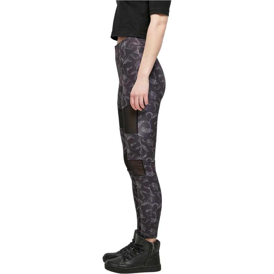 URBAN CLASSICS Tech Mesh AOP Leggings Stampati  