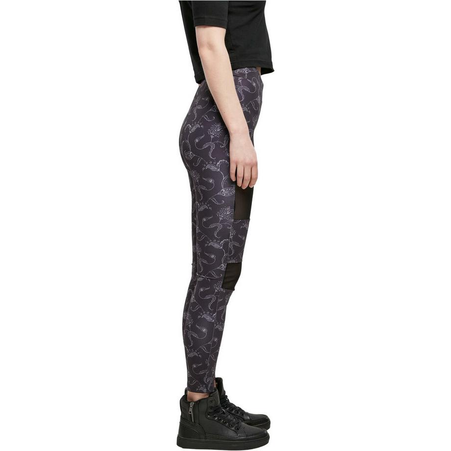 URBAN CLASSICS Tech Mesh AOP Leggings Stampati  