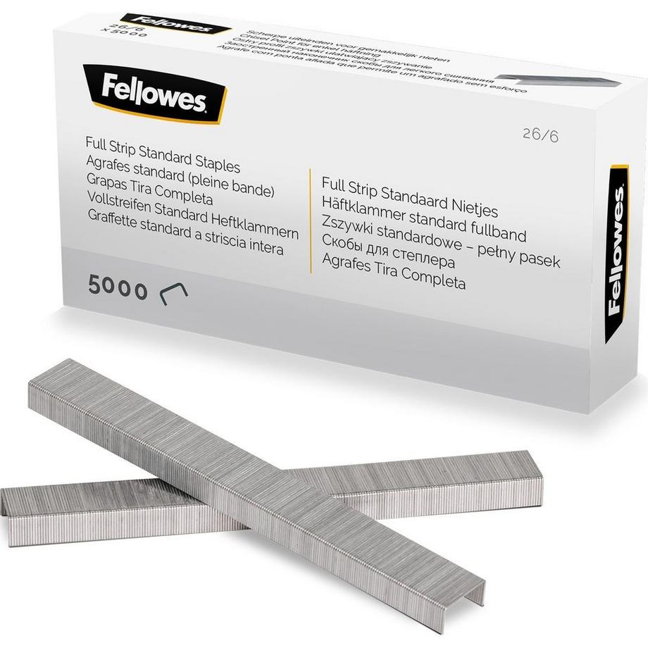 Heftklammer 26/6 5000 Stück, Vollstreifen
