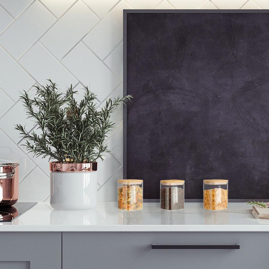 Northio lot de 3 bocaux de conservation avec couvercles 900 ml  