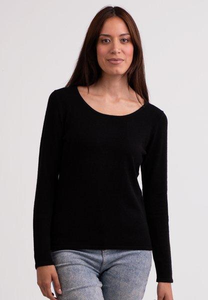 CASH-MERE.CH  Recycelter Kaschmir Rundhals Pullover 