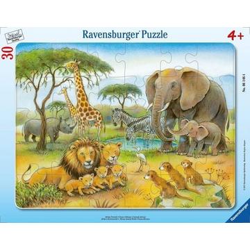 Rahmenpuzzle Ravensburger Afrikas Tierwelt 30 Teile