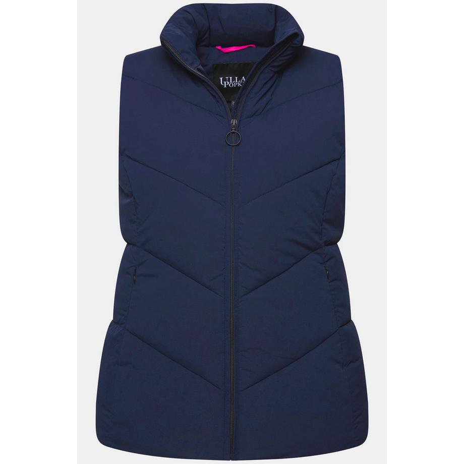 Ulla Popken Gilet matelassé Col montant sans manches  